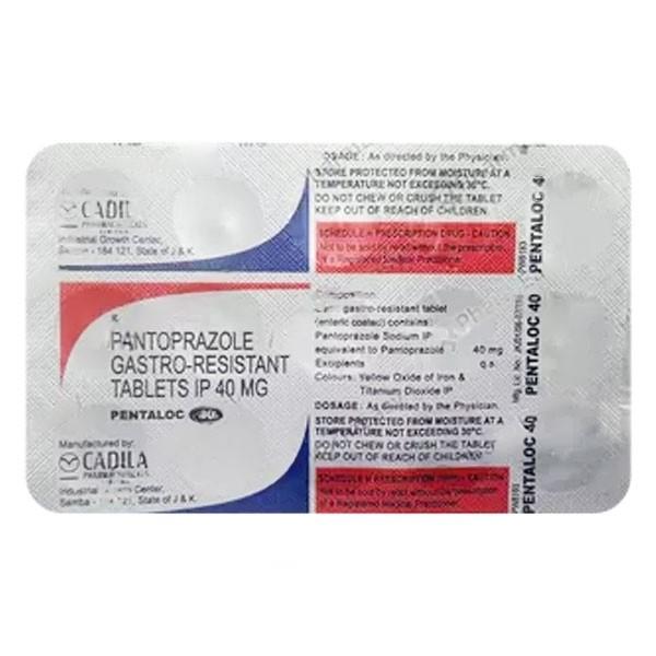 PANTALOC 40mg Tablet 10's