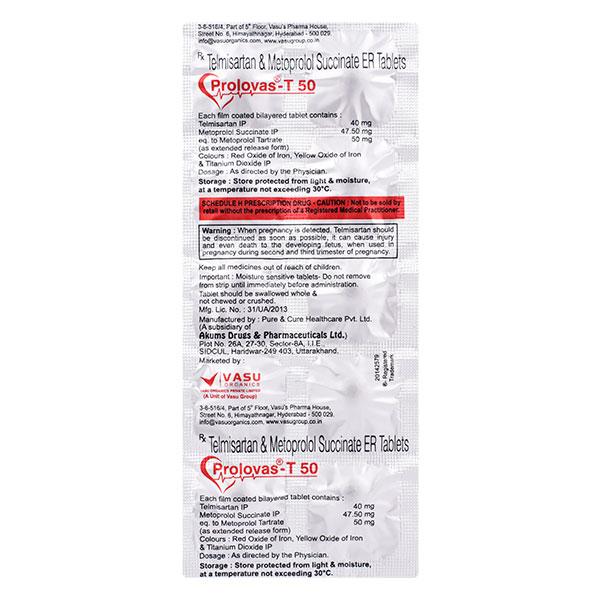Prolovas T 50mg Tablet 10'S