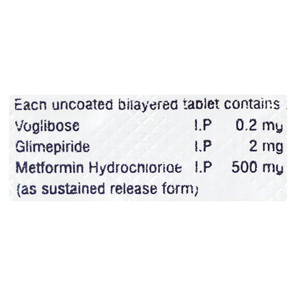 VOGLISTAT GM 2 Tablet 10's