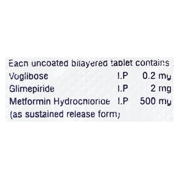 VOGLISTAT GM 2 Tablet 10's