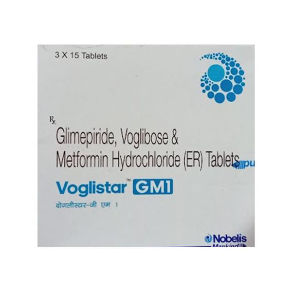 VOGLISTAR GM 1 Tablet 15's