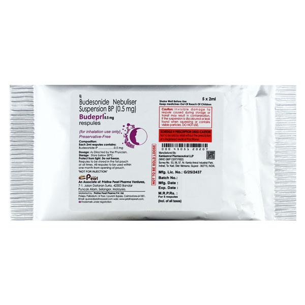 BUDEPRL Respules 5X2ml