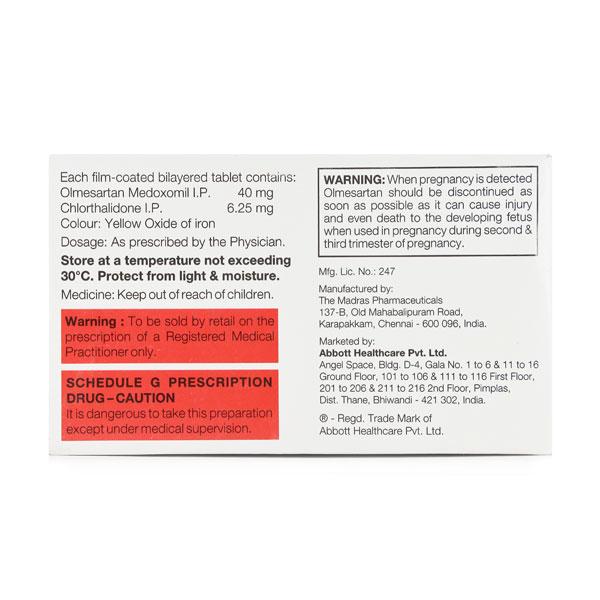 Winbp CT 40/6.25mg Tablet 10'S