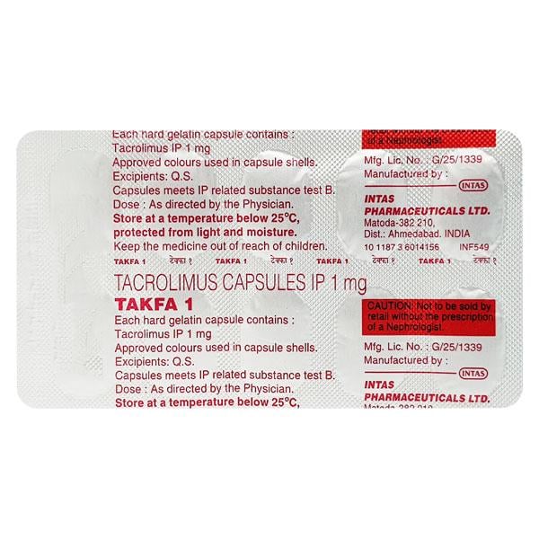 Takfa 1mg Capsule 10'S