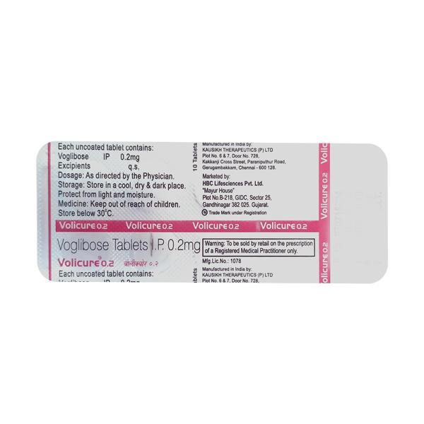 Volicure 0.2mg Tablet 10'S