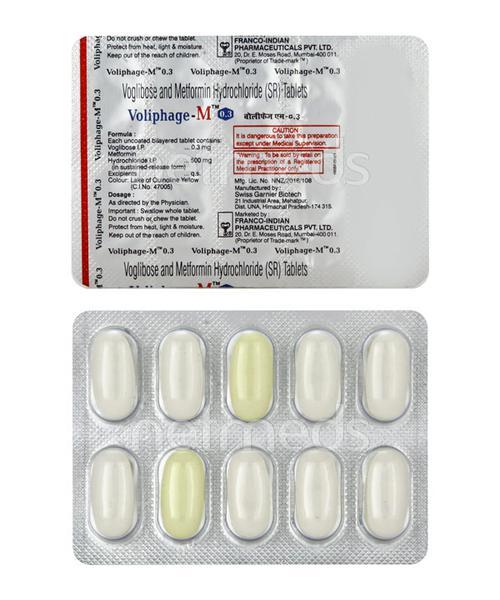 Voliphage M 0.3mg Tablet 10'S