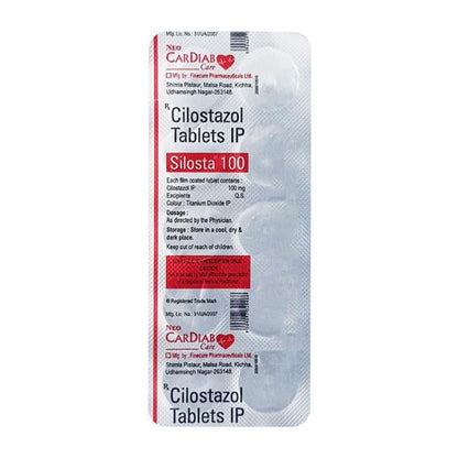 SILOSTA 100 Tablet 10's