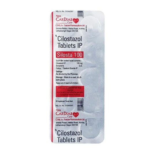 SILOSTA 100 Tablet 10's