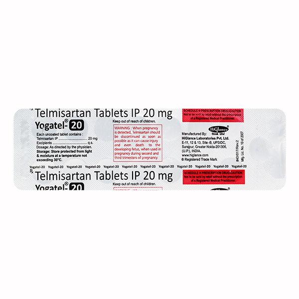 YOGATEL 20mg Tablet 15's