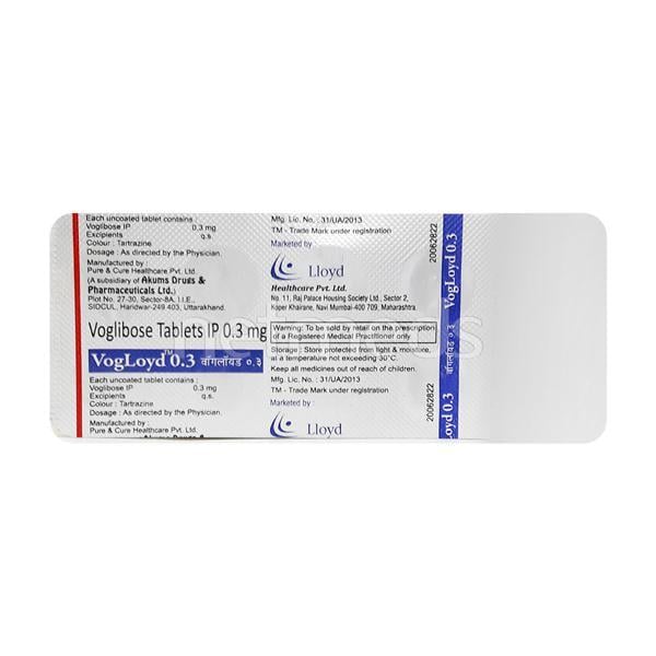 Vogloyd 0.3mg Tablet 10'S