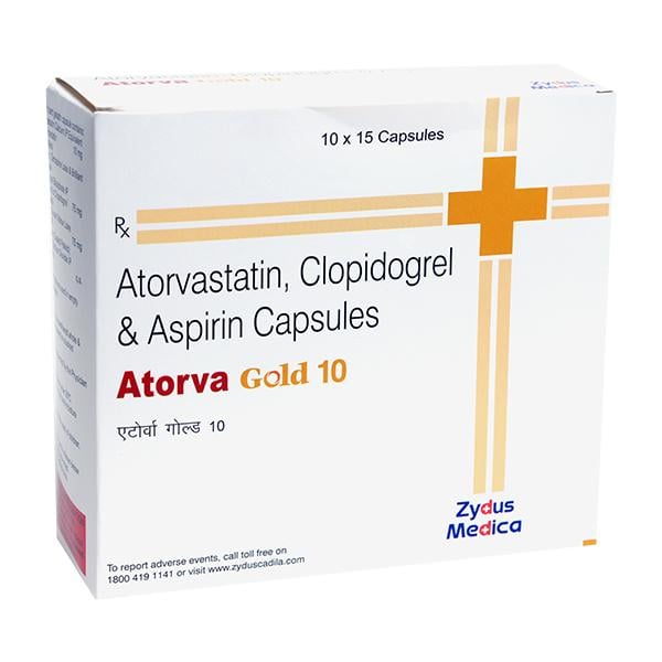 ATORVA GOLD 10mg Capsule 15's