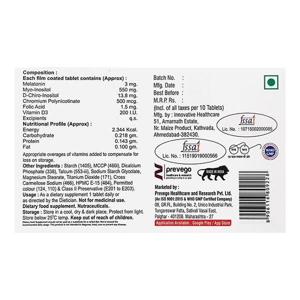 MYINO MD 3 Tablet 10's