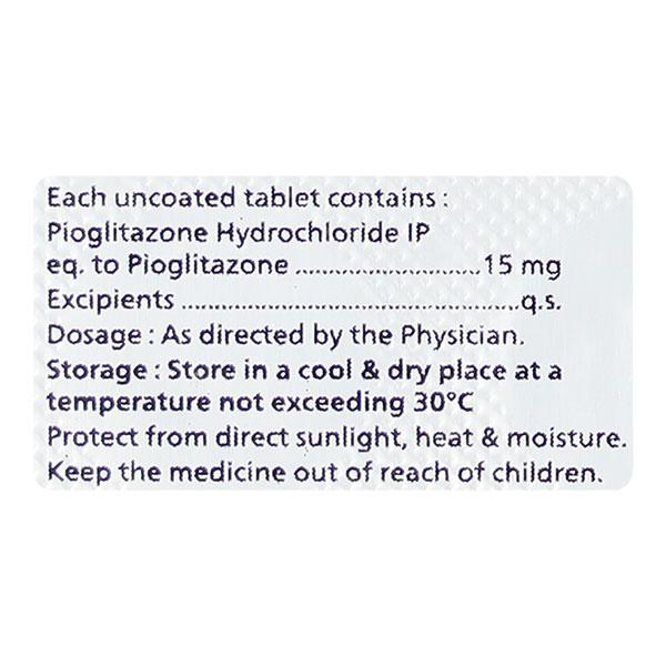 PIOGEN 15mg Tablet 10's