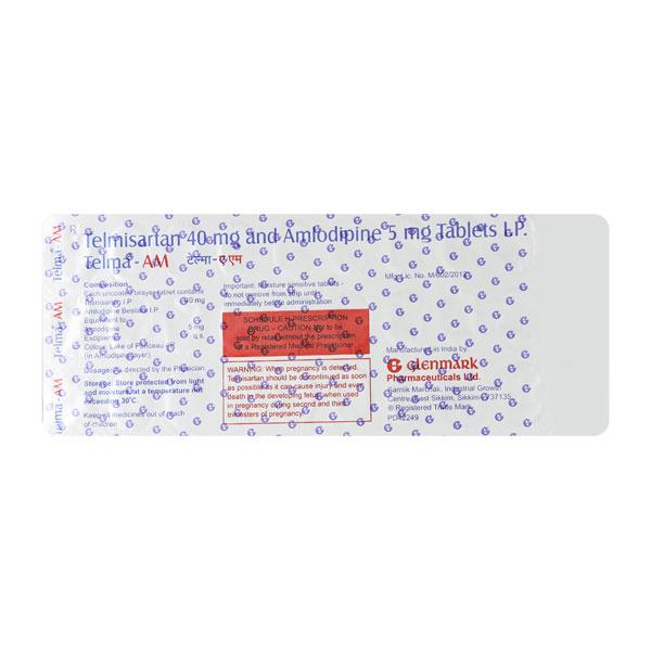 TELMA AM 40/5mg Tablet 30's