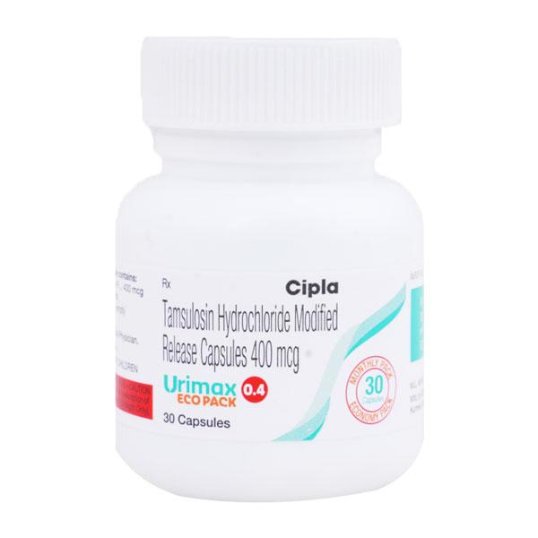 Urimax Eco Pack 0.4mg Capsule 30'S