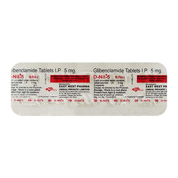 D Nil 5mg Tablet 10'S