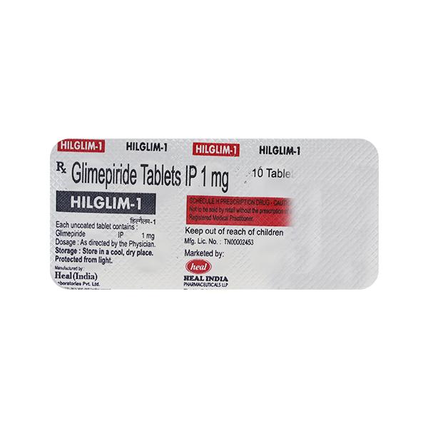 HILGLIM 1mg Tablet 10's