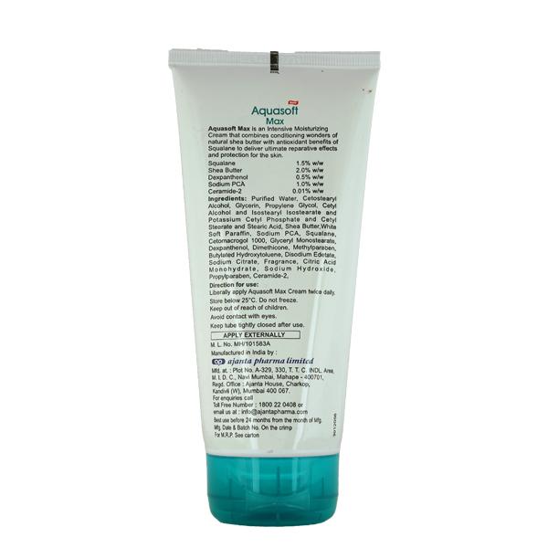 AQUASOFT MAX NEW INTENSIVE MOISTURISING Cream 150gm