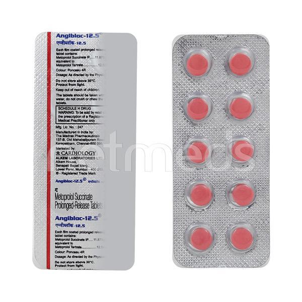 Angibloc 12.5mg Tablet 10'S