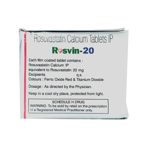Rosvin 20mg Tablet 10'S