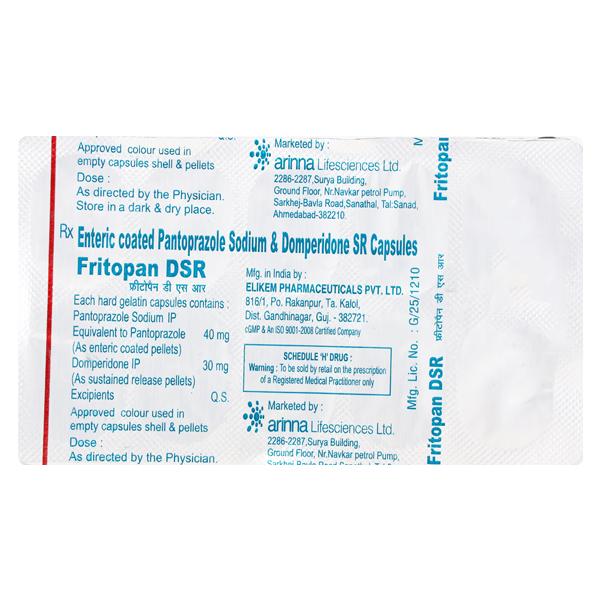 Fritopan DSR Capsule 10'S