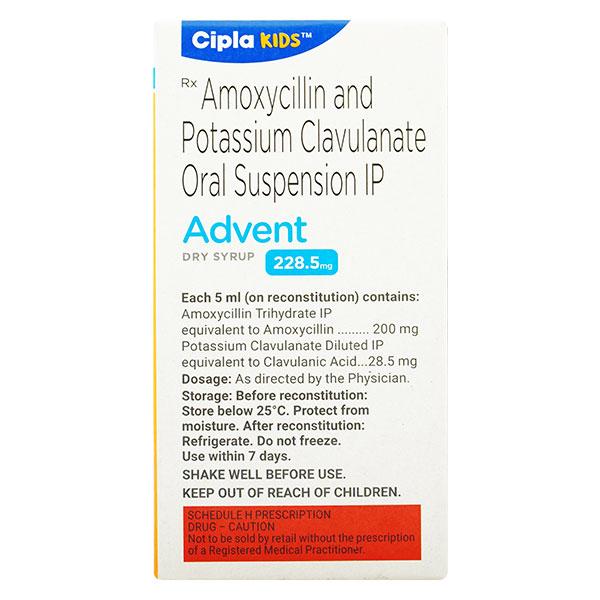 Advent 228.5mg Syrup 30ml