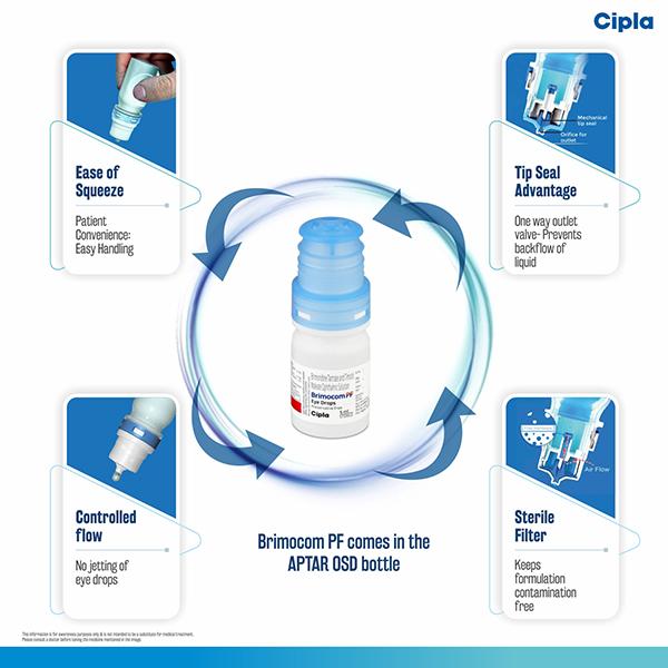 BRIMOCOM PF New Eye Drops 10ml