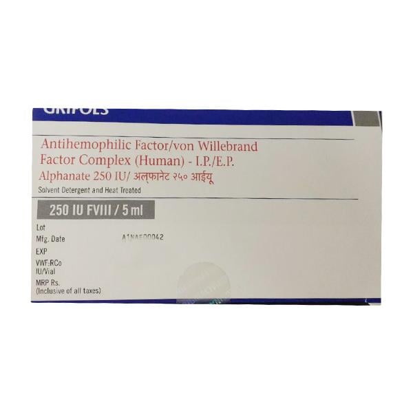 ALPHANATE 250iu Injection 1's