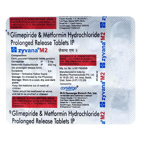 ZYVANA M 2 Tablet 15's