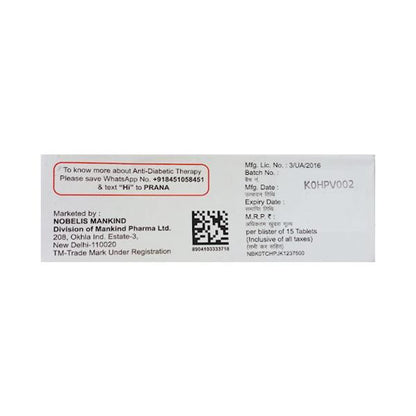 VOGLISTAR GM 1 Tablet 15's