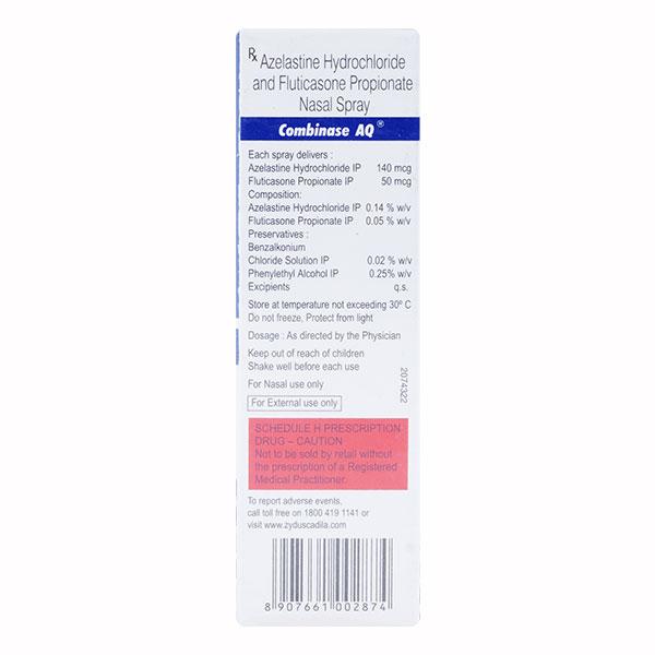 Combinase AQ Nasal Spray 70Md