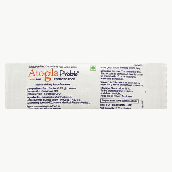 ATOGLA PROBIO Vanilla Flavoured Sachet 0.75gm
