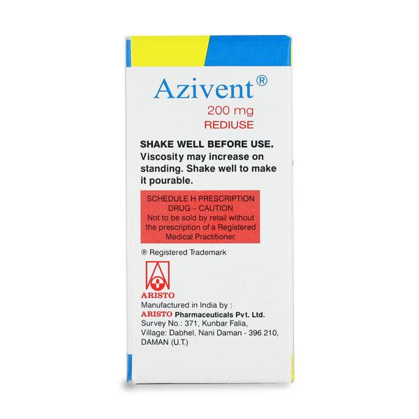 Azivent 200mg Suspension 15ml