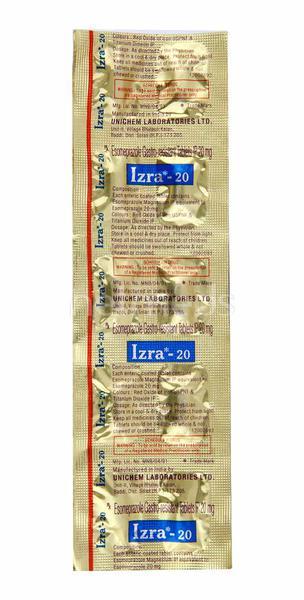 Izra 20mg Tablet 10'S