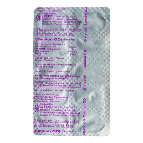 SAMION OD Tablet 10's