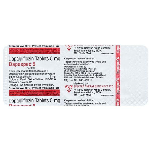 DAPASPEC 5 Tablet 10's