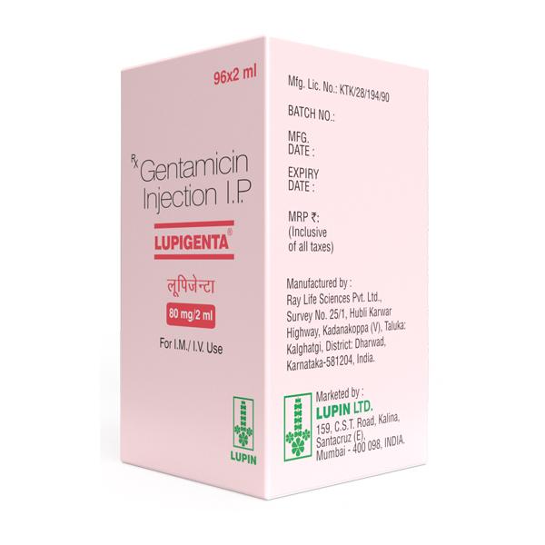 LUPIGENTA 80mg Injection 2ml