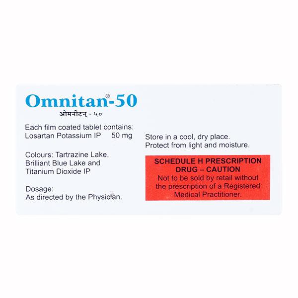 Omnitan 50mg Tablet 15'S