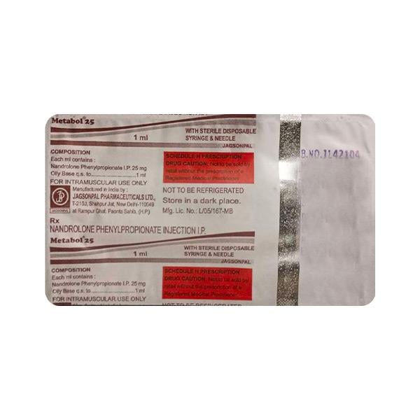 METABOL 25mg Injection 1ml