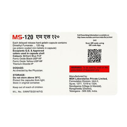 MS 120mg Capsule 14'S