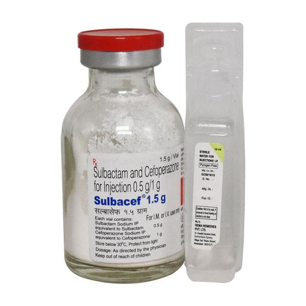 Sulbacef 1.5gm Injection 1's