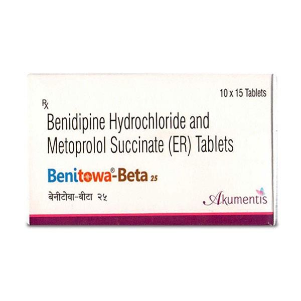 BENITOWA BETA 25mg Tablet 15's