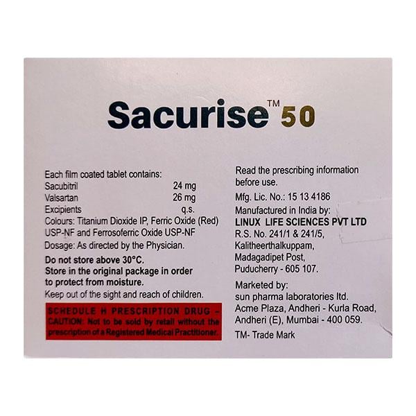SACURISE 50 Tablet 14's
