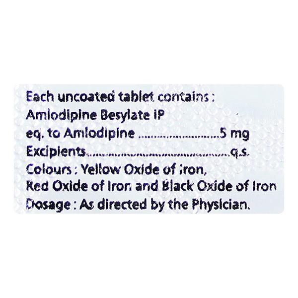 AMLOBACT 5mg Tablet 10's