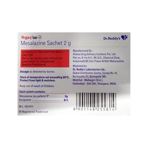 VEGAZ OD Sachet 2gm