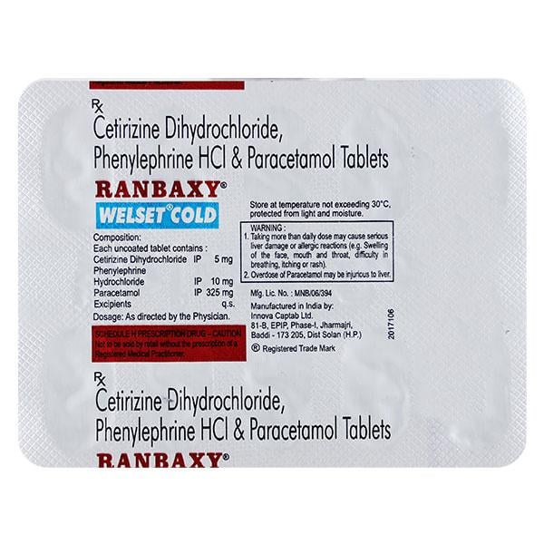 WELSET COLD Tablet 10's