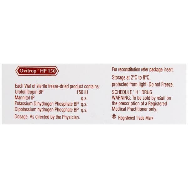 Ovitrop HP 150IU Injection 1's