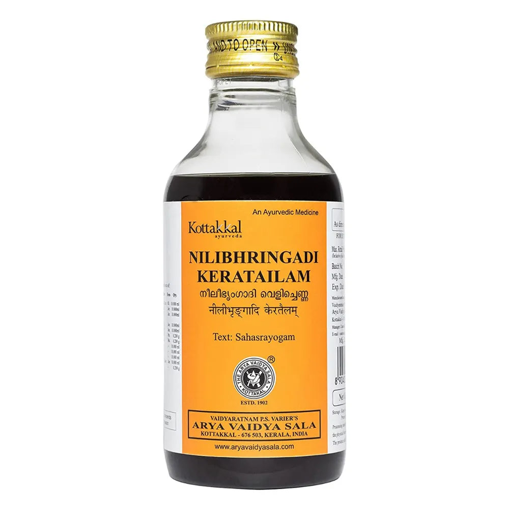 Kottakkal Ayurveda Nilibhringadi Keratailam, 200 ml