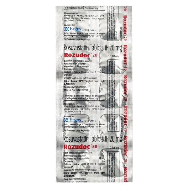 Rozudoc 20mg Tablet 10'S