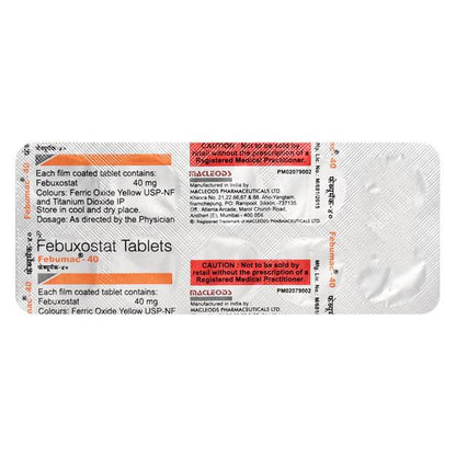 Febumac 40mg Tablet 10'S